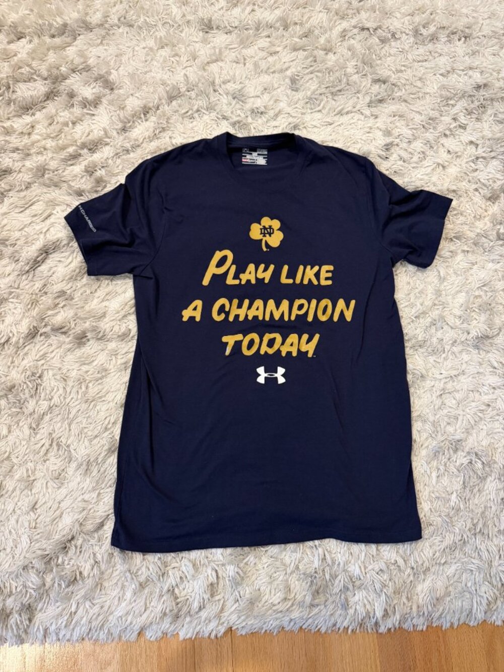 Under Armour Notre Dame Play Like A Champion Today Shirt